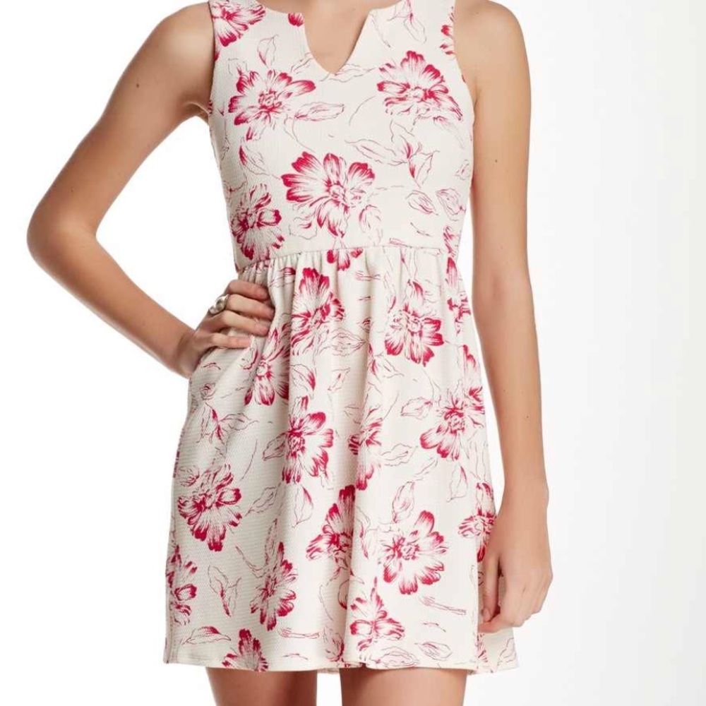 Floral print dress
